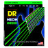 DR NGE-11 HI-DEF NEON™ струны для электрогитары, с люминесцентным покрытием, зелёные 11 - 50