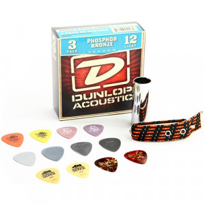 Dunlop GA24 Acoustic GIG Pack набор аксессуаров для акустической гитары