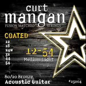Струны для акустической гитары Curt Mangan 80/20 Bronze 12-54