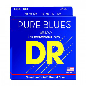 DR PB-45/100 Pure Blues Quantum-Nickel 45-100 струны для бас-гитары