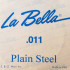 Одиночная струна La Bella PS011 plain steel для электро или акустической гитары