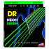 DR NGE-9/46 HI-DEF NEON™ струны для электрогитары, с люминесцентным покрытием, зелёные 9 - 46
