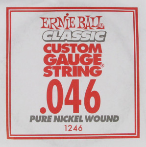 Ernie Ball 1246 струна для электро и акустических гитар, калибр .046