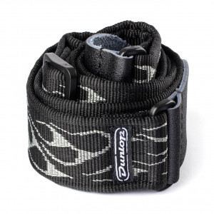 Dunlop D38-11GY Flambe Gray 2" ремень гитарный