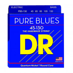 DR PB5-130 Pure Blues Quantum-Nickel 45-130 струны для бас-гитары
