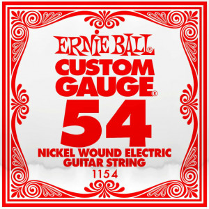 ​Одиночная струна для электрогитары Ernie Ball 1154, Nickel Wound, 54