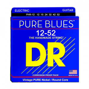 DR PHR-12 PURE BLUES Pure Nickel Electric 12-52 струны для электрогитары
