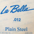 Одиночная струна La Bella PS012 plain steel для электро или акустической гитары