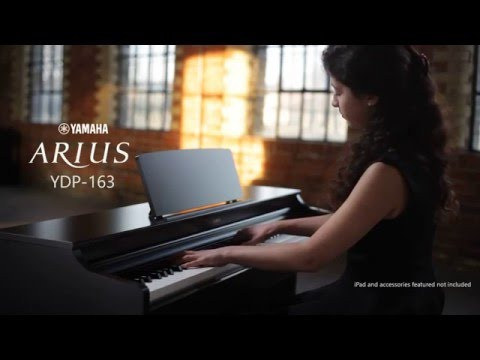 Yamaha YDP-163R Arius цифровое пианино, 88 клавиш, клавиатура молоточковая, GH3, 192 полифония Видео