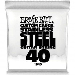 Ernie Ball 1940 Stainless Steel .040 струна одиночная для электрогитары