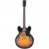 Burny RSA65 BS электрогитара концепт Gibson® ES®-335 с кейсом