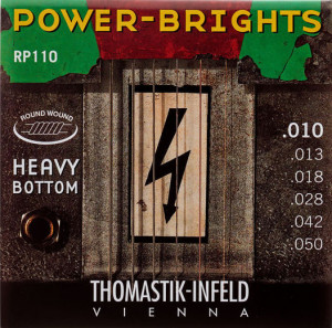 Струны для электрогитары Thomastik RP110 10-50 Power-Brights Heavy Bottom