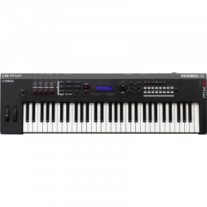 Yamaha MX61 BK синтезатор 61 клавиша, тон-генератор AWM2, полифония 128, арпеджио 999