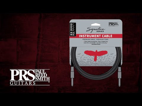 PRS 10ft Classic Instrument Cable Straight гитарный кабель, 3 м Видео