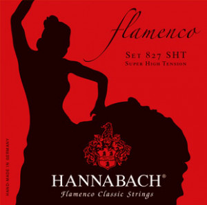 Hannabach 827SHT Red Flamenco комплект струн для классической гитары