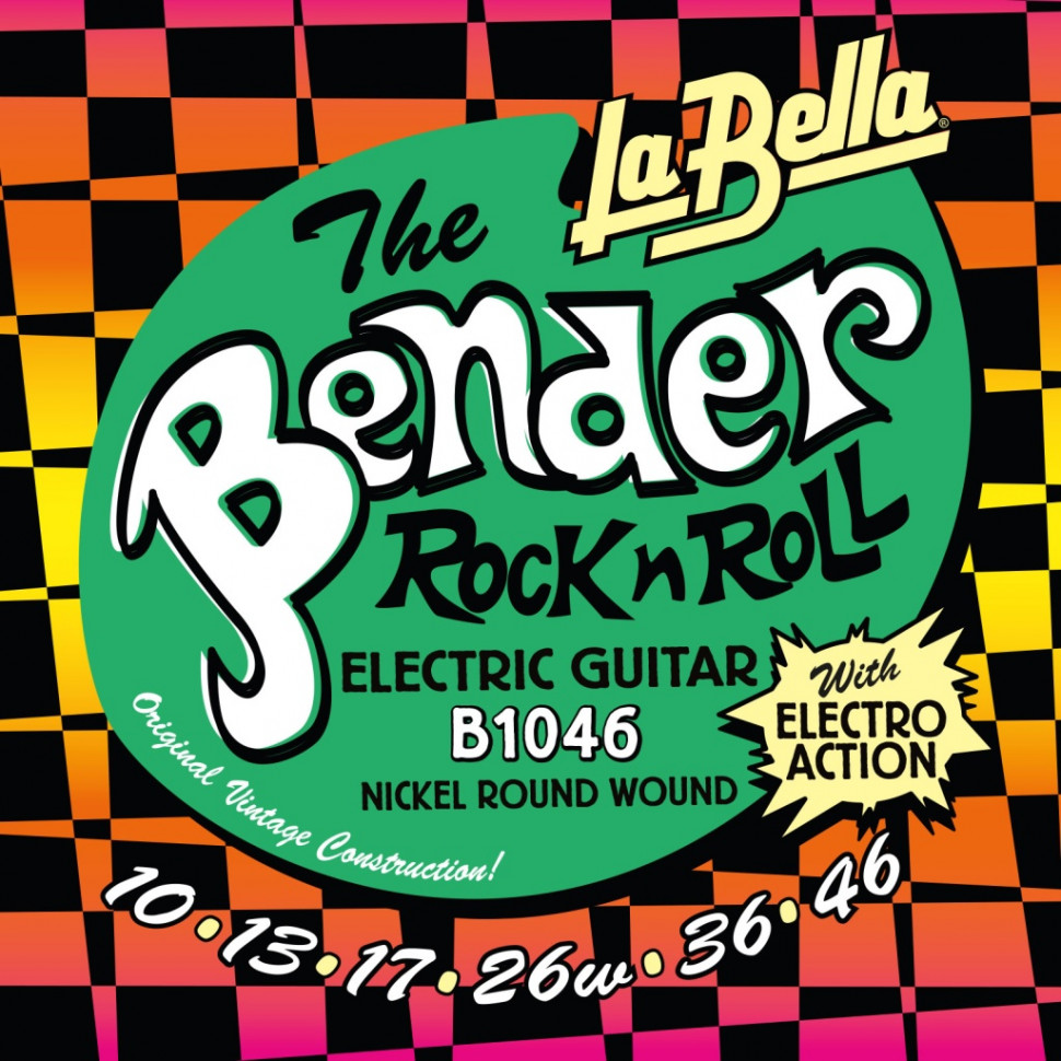La Bella B1046 The Bender Regular комплект струн для электрогитары (10-46)
