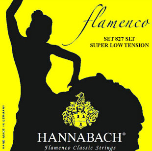 Hannabach 827SLT Yellow Flamenco струны для классической гитары