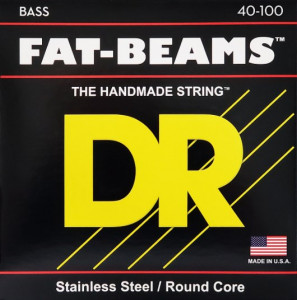 DR FB-40 FAT BEAM™ - струны для 4-струнной бас-гитары, нержавеющая сталь, 40 - 100