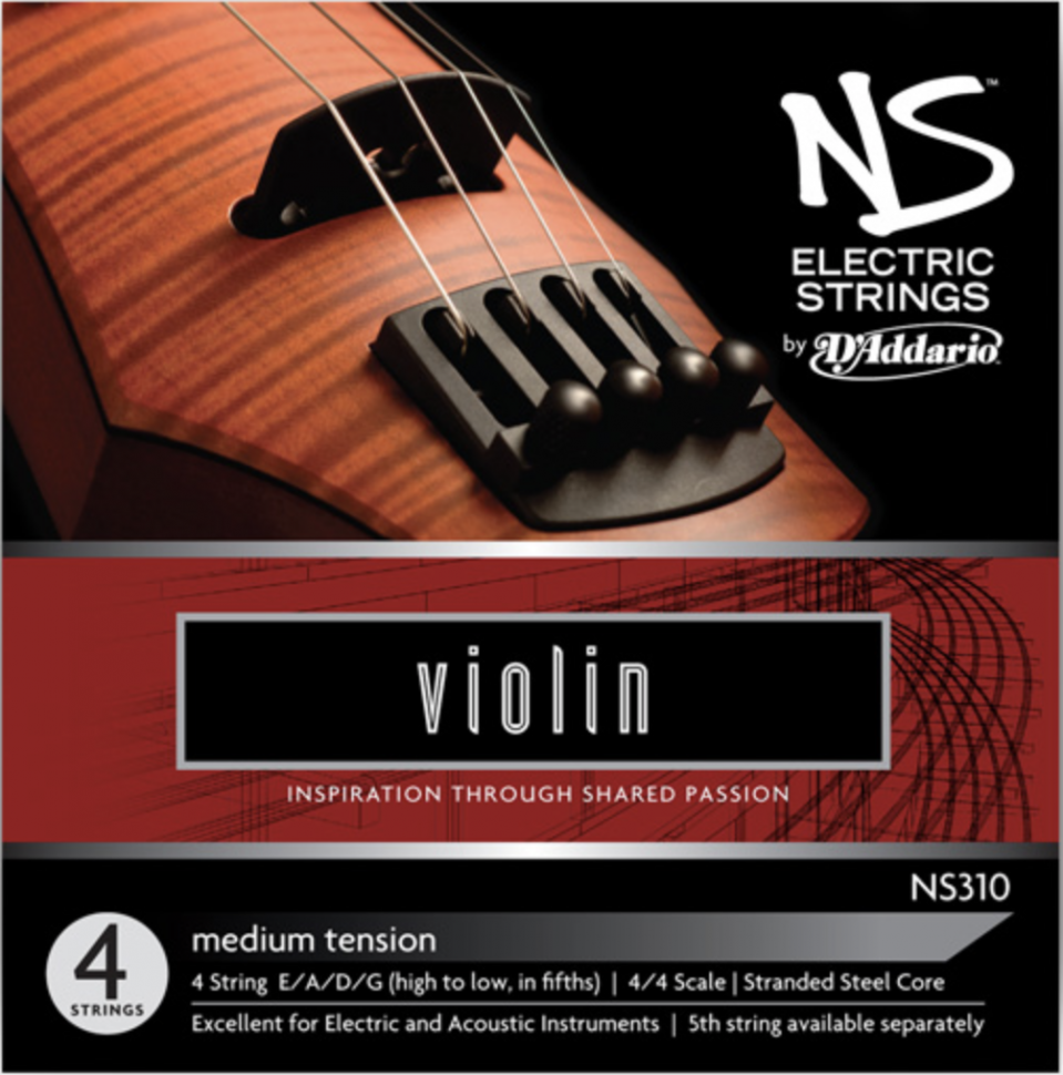 Струны для скрипки D`Addario NS310 NS Electric 4/4