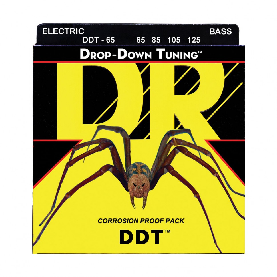 DR DDT-65 Drop-Down Tuning X-Heavy 65-125 струны для бас-гитары