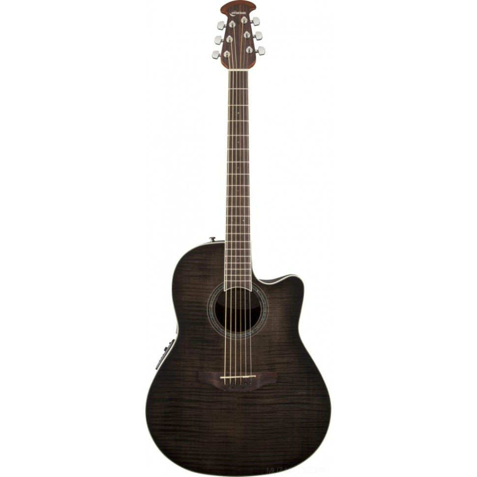 Ovation CS24P-TBBY Celebrity Standard Plus Mid Cutaway Trans Black Flame Maple гитара