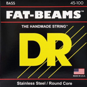 DR FB-45/100 FAT BEAM™ - струны для 4-струнной бас-гитары, нержавеющая сталь, 45 - 100