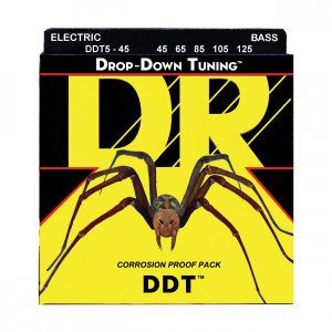 DR DDT5-45 Drop-Down Tuning 45-125 струны для бас-гитары