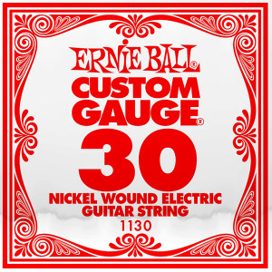 ​Одиночная струна для электрогитары Ernie Ball 1130, Nickel Wound​, 30