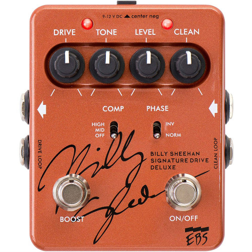 EBS Billy Sheehan Signature Deluxe эффект для бас-гитары овердрайв, дисторшн