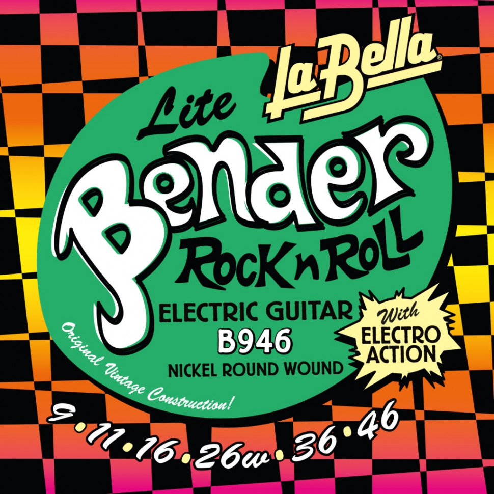 La Bella B946 The Bender Lite комплект струн для электрогитары (9-46)