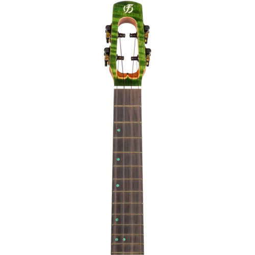Flight Comet Tenor EQ-A Green укулеле тенор с активным звукоснимателем