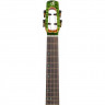 Flight Comet Tenor EQ-A Green укулеле тенор с активным звукоснимателем