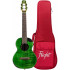 Flight Comet Tenor EQ-A Green укулеле тенор с активным звукоснимателем