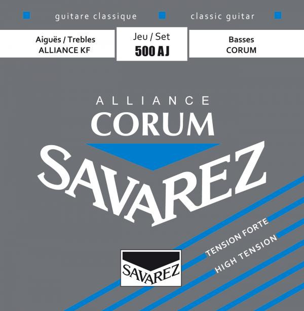Savarez 500AJ Corum Alliance Blue high tension струны для классической гитары нейлон