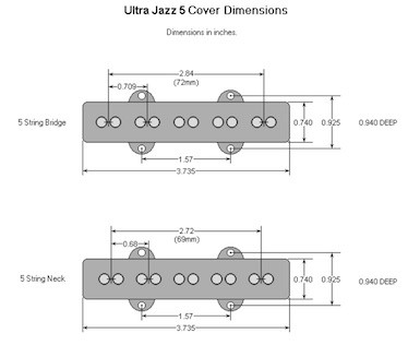 Звукосниматель DiMarzio DP547BK Ultra Jazz Neck