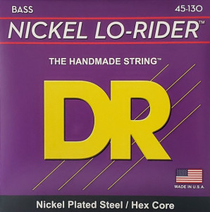 DR NMH5-130 - NICKEL LO-RIDER - струны для 5-струнной бас-гитары, никель, 45 - 130