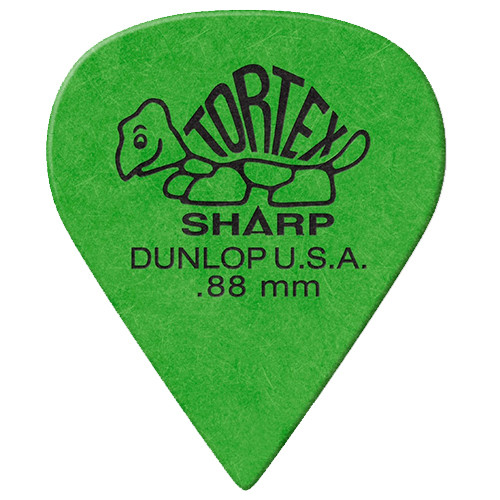Dunlop 412R.88 Tortex Sharp набор медиаторов .88 мм 72 шт