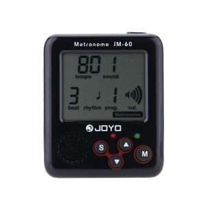 Joyo JM-60 Mini Metronome метроном электронный, 30-250 бпм, аккумулятор, USB-зарядка