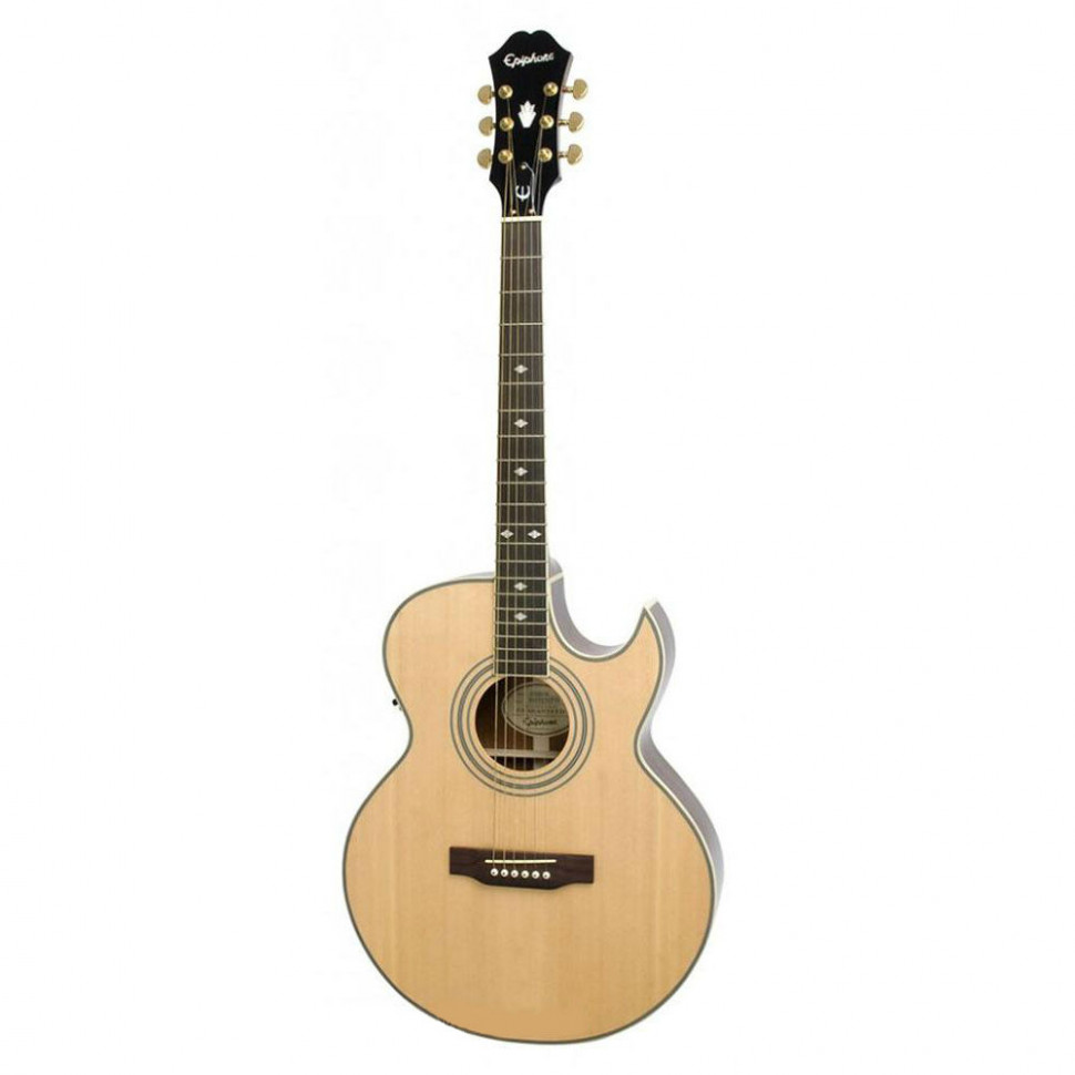 Epiphone PR-5E Natural Gold HDWE электроакустическая гитара