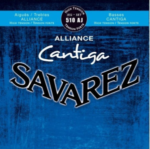 Savarez 510AJ Alliance Cantiga Blue high tension струны для классической гитары