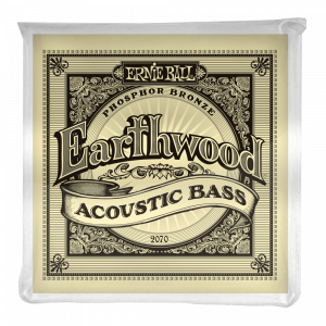 Струны для акустической бас-гитары Ernie Ball 2070 Earthwood Phosphor Bronze Acoustic Bass 45-80