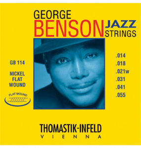 Струны для акустической гитары Thomastik GB114 George Benson Jazz 14-55