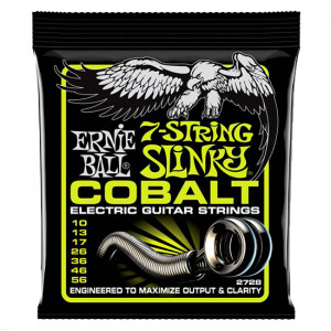 Струны для электрогитары Ernie Ball 2728 Regular Slinky 7-string Cobalt 10-56