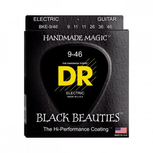 DR BKE-9/46 Black Beauties Electric 9-46 струны для электрогитары
