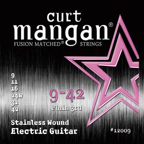 ​Струны для электрогитары Curt Mangan Stainless Wound Electric 9-42 12009