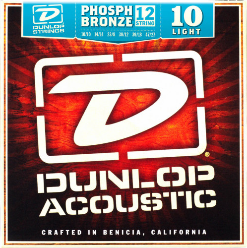 ​Струны для акустической гитары Dunlop DAP1047J Phosphor Bronze, 10-47