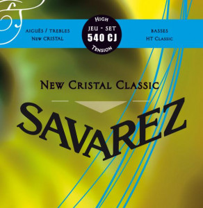 Savarez 540CJ New Cristal Classic Blue high tension струны для классической гитары нейлон