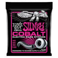 ​Струны для бас-гитары Ernie Ball 2734 Cobalt Super Slinky 45-100