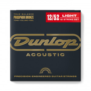 ​Струны для акустической гитары Dunlop DAP1252J Phosphor Bronze, 12-52