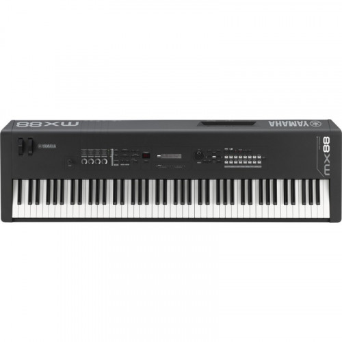Yamaha MX88 BK синтезатор 88 клавиш, тон-генератор AWM2, полифония 128, арпеджио 999